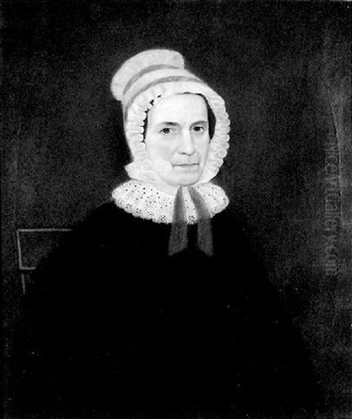 Portrait Of A Lady In A Bonnet - view 1
