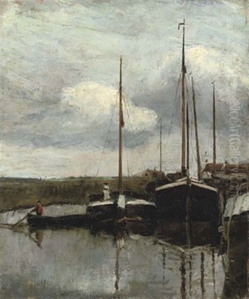 Moored Ships - view 1