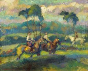 Hoppegarten by Gino Ritter von Finetti