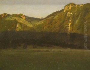 Berger Et Moutons Au Petit Matin