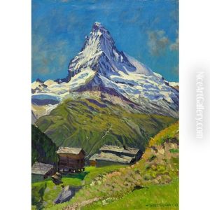 Matterhorn Am Morgen by Waldemar Theophil Fink
