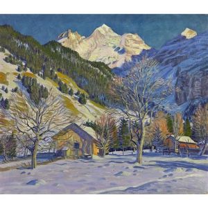 Erster Schnee Bei Kandersteg