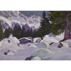 Grauer Wintertag by Waldemar Theophil Fink