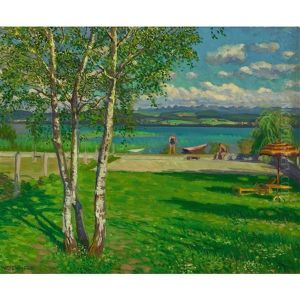 Sommerzeit Am Murtensee by Waldemar Theophil Fink