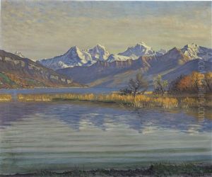 Blick In Die Berner Alpen by Waldemar Theophil Fink