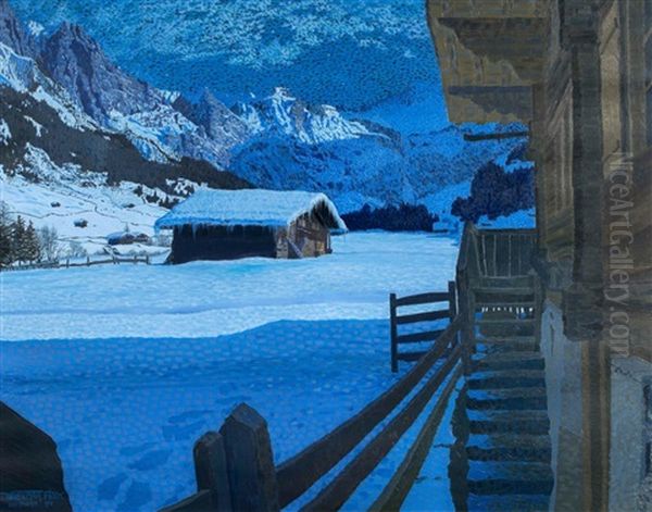 Winternacht In Adelboden - view 1