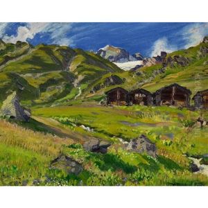 Sommernachmittag Auf Der Alp