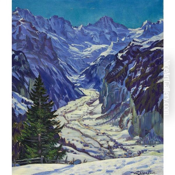 Marzsonne Im Lauterbrunnental - view 1