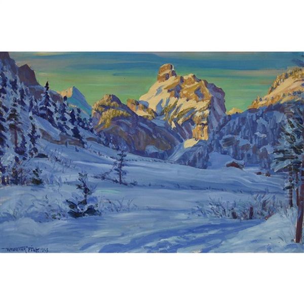 Morgensonne Am Gellhorn (kandersteg) - view 1