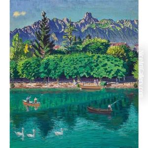 Morgen An Der Aare In Thun Mit Stockhorn Morgen An Der Aare In Thun Mit Stockhorn