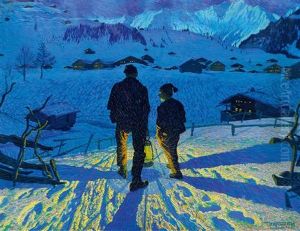 Evening In Adelboden