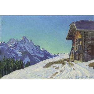 Wintermorgen by Waldemar Theophil Fink