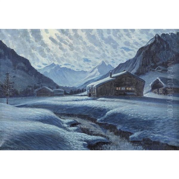 Mondnacht Bei Gstaad - view 1
