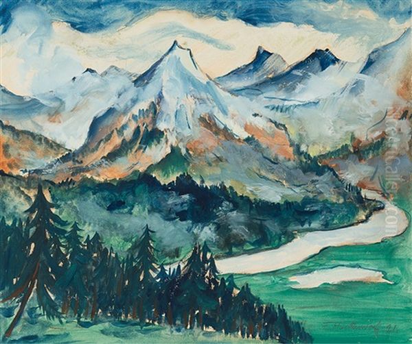 Morgensonne In Findelen (zermatt) Mit Matterhorn - view 1