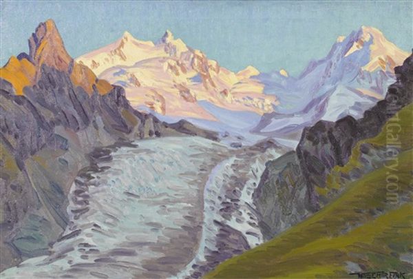 Abend Am Gornergletscher - view 1