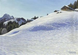 Wintermorgen by Waldemar Theophil Fink