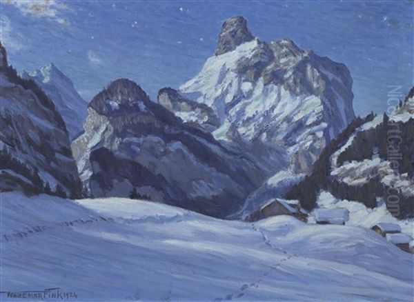 Mondnacht Bei Kandersteg - view 1