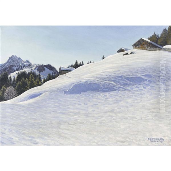 Blick Von Rellerli Auf Gummfluh Bei Schonried - view 1