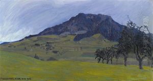 Herbstliche Berglandschaft by Waldemar Theophil Fink