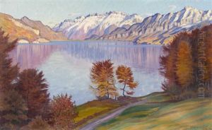 Herbstliche Landschaft Am Brienzersee