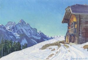 Wintermorgen by Waldemar Theophil Fink