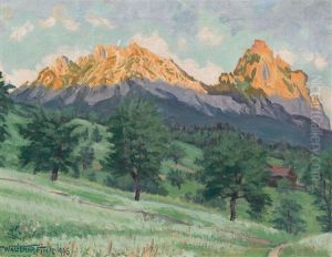 Die Mythen Bei Schwyz In Der Abendsonne