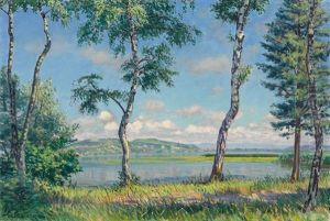 Sommertag Am Murtensee by Waldemar Theophil Fink