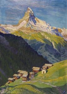 Erste Morgensonne by Waldemar Theophil Fink
