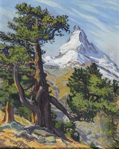 Arve Mit Matterhorn by Waldemar Theophil Fink