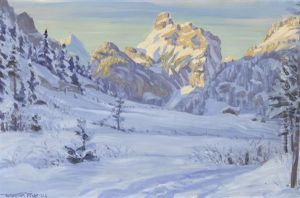 Morgensonne Am Gellhorn by Waldemar Theophil Fink