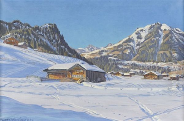 Wintersonntag Bei Saanen - view 1