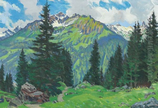Landschaft Bei Wengen - view 1