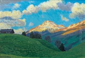 Fruhlingsabend Bei Adelboden