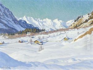 Winternachmittag by Waldemar Theophil Fink