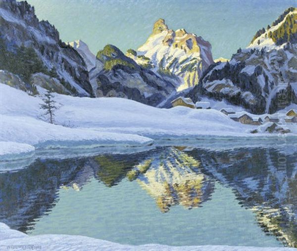 Wintermorgen Bei Kandersteg - view 1