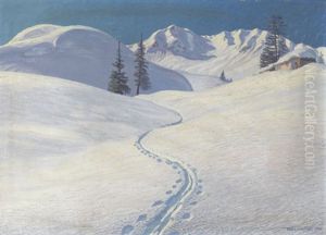 Winterliche Ansicht Bei Adelboden