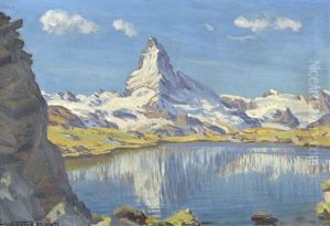 Am Stellisee Mit Matterhorn