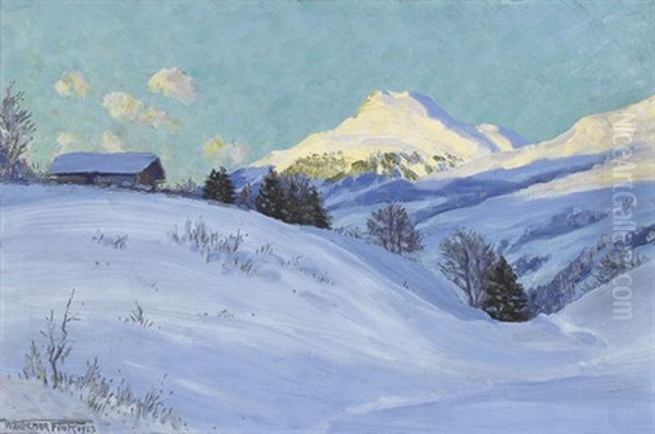 Wintervorabend Bei Adelboden - view 1