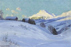 Wintervorabend Bei Adelboden