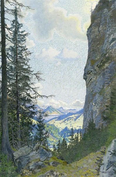 Blick Auf Adelboden Von Der Engstligenalp Aus - view 1