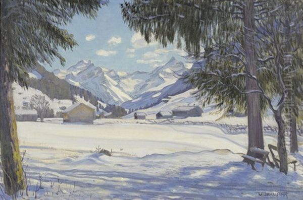 Winterlandschaft Bei Gstaad - view 1