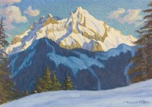 Der Grosse Lohner (motiv Bei Sillerenalp, Adelboden)