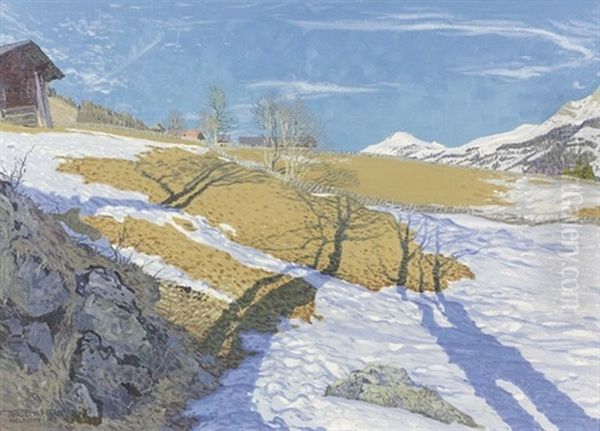 Sonnige Winterlandschaft Bei Adelboden - view 1
