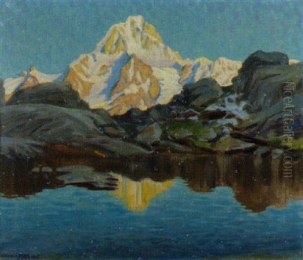 Bietschhorn Vom Schwarzsee Aus - view 1