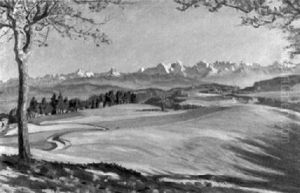 Sonniger Herbsttag Auf Dem Gurten