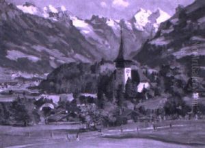 Kirche Und Dorf Frutigen