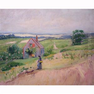 Cottage By The Shore, Cape Cod by Augusta Finkelnburg