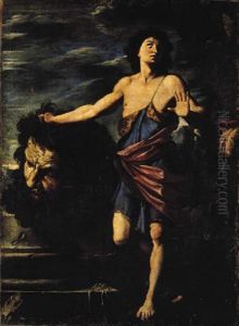 The Triumph Of David Over Goliath by Paolo Domenico Finoglia