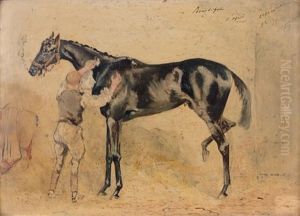 Cheval Au Pansage: Bourdigne Cheval Au Pansage: Bourdigne