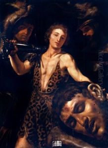 The Triumph Of David Over Goliath by Louis (Ludovico) Finson